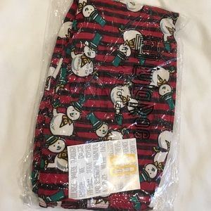 OS Holiday Leggings Lularoe HTF *unicorn*