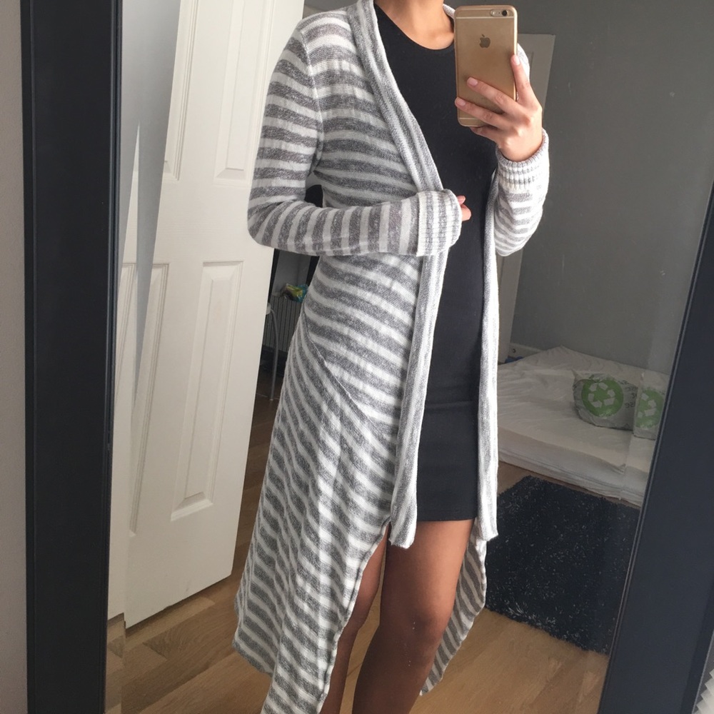 Striped cardigan
