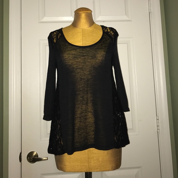 Black lace too