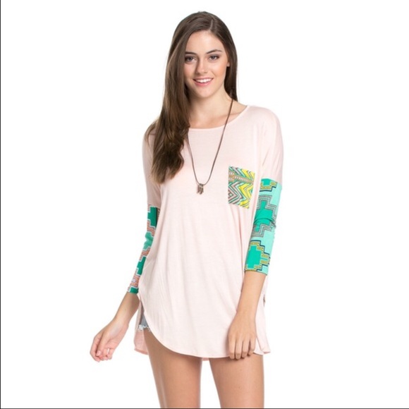 Cute and comfy pink top!