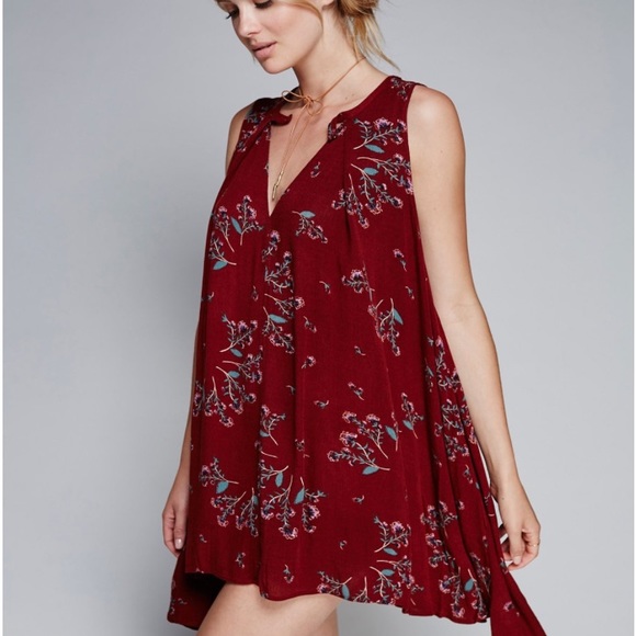 (TAKING OFFERS!!!) Free People Maroon Shift Dress