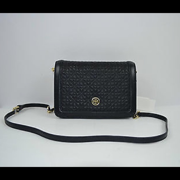 Tory Burch Quilted Black Crossbody Bag
