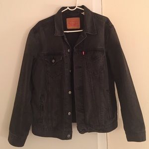 Levi's Black Denim jacket.