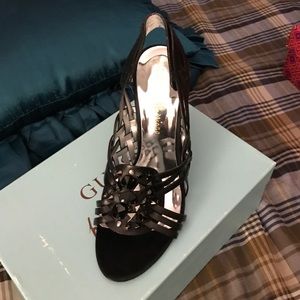 Marciano Black , dressy high hills , size 8,5