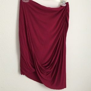 Express drape skirt