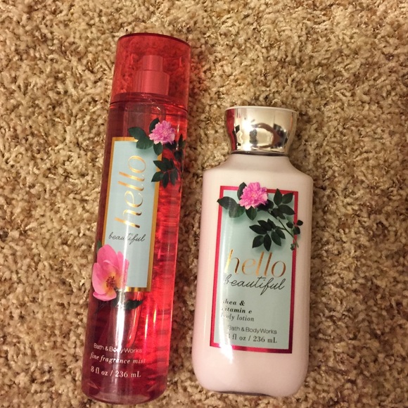 Bath & Body Works. Mist and lotion.