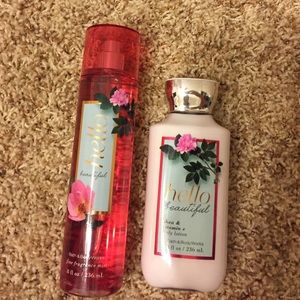 Bath & Body Works. Mist and lotion.