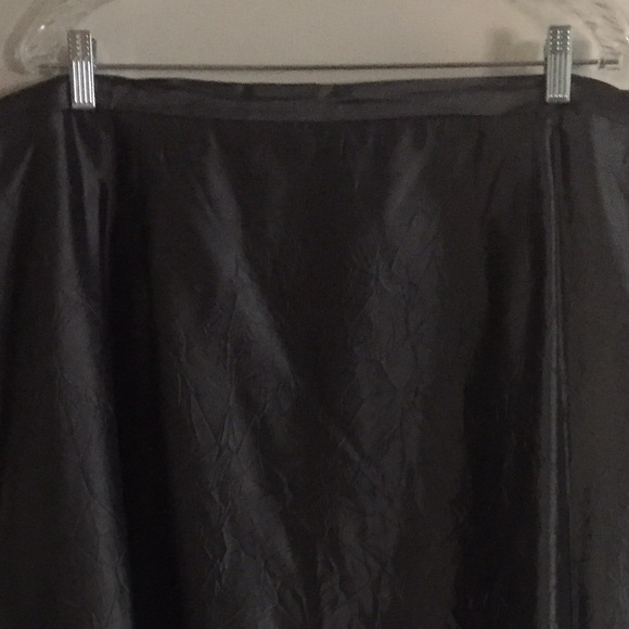 Formal Charcoal A-lined Skirt - Picture 3 of 4