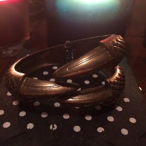 Gothic Vintage Brass Dragon Talon Bracelet