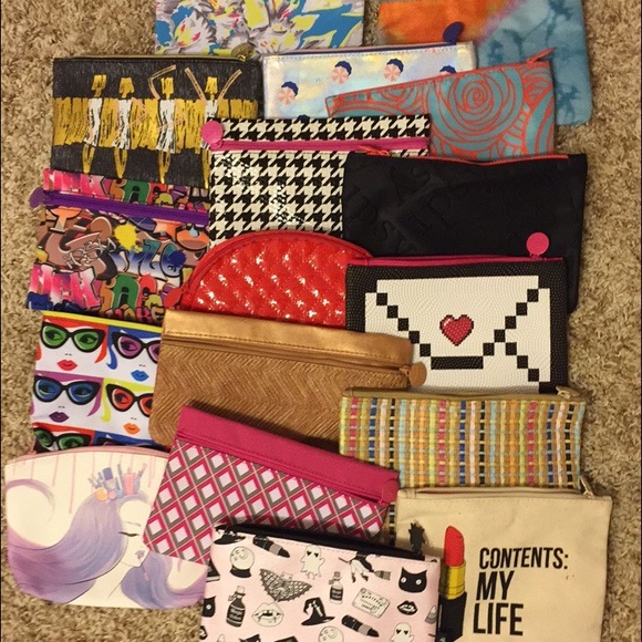 Ipsy makeup bags.