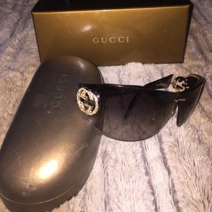 Gucci sunglasses w Swarovski crystals