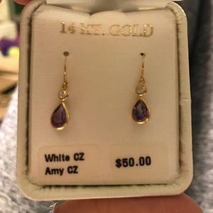 14 karat gold earrings