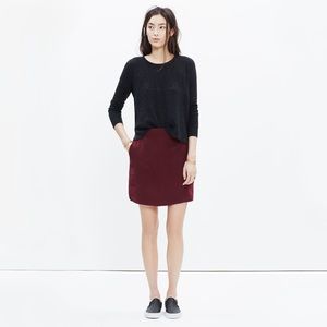 Madewell silk skirt