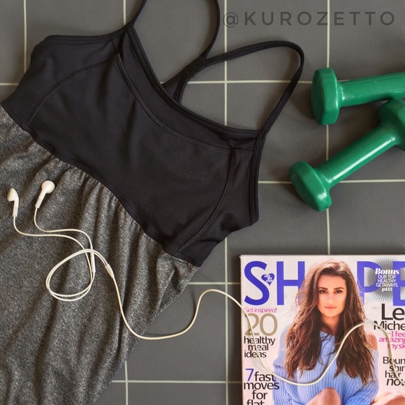 Yoga top with built-in bra