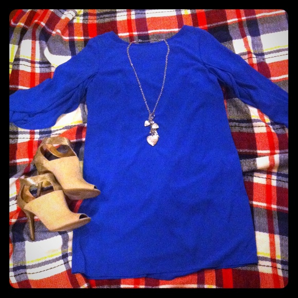 Black Friday Sale!❤️❤️❤️Royal blue dress with tags - Picture 1 of 4