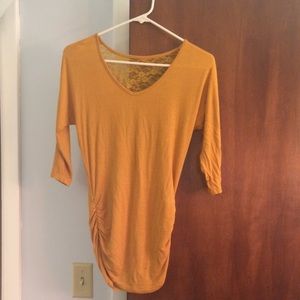 Mustard Yellow Tunic Top