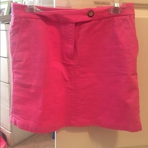 Anthropologie pink skirt