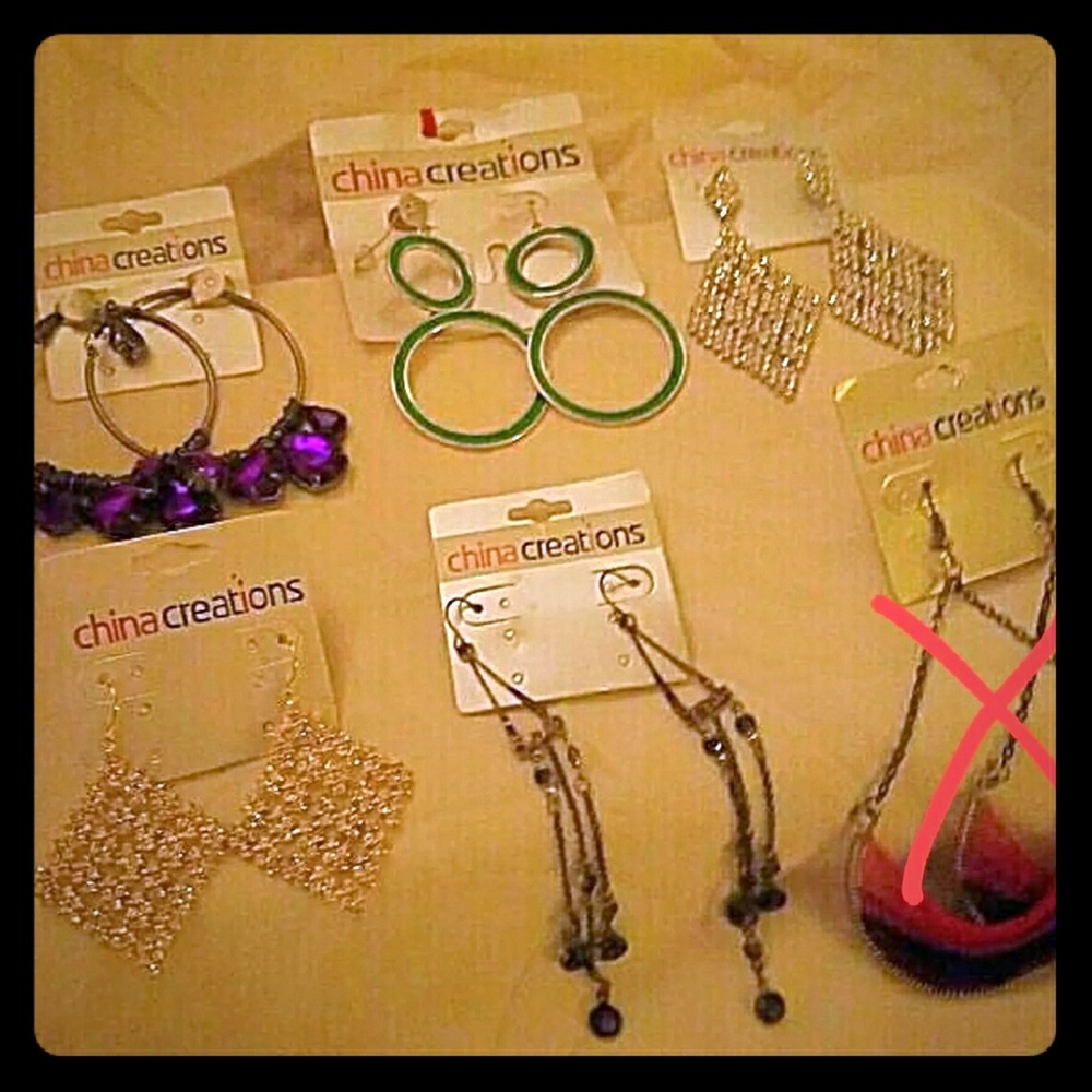 China Creations Earrings (read description) - Picture 1 of 4