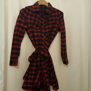 Flannel dress