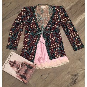 Sweet polka dot cardigan