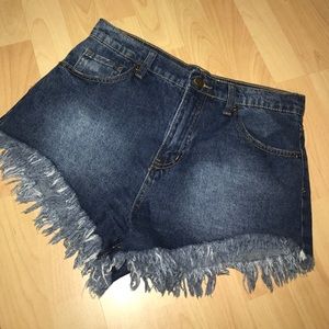 High waisted shorts
