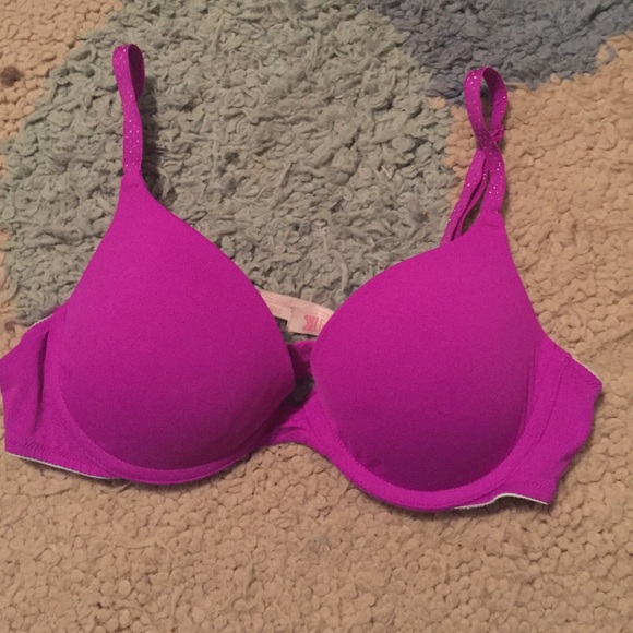 Purple Victoria's Secret PINK bra 34B