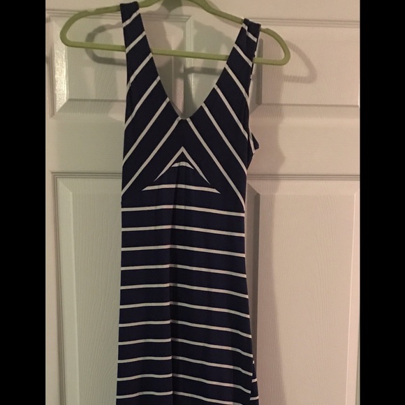 Stripped Maxi Dress - Picture 1 of 2