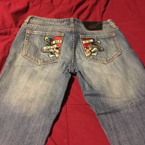 Ed Hardy jeans. Skinny. Size 28