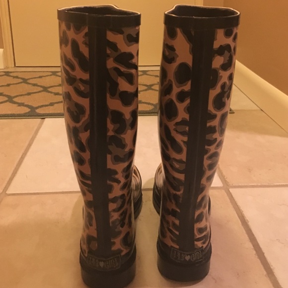 Leopard print rain boots - Picture 3 of 3