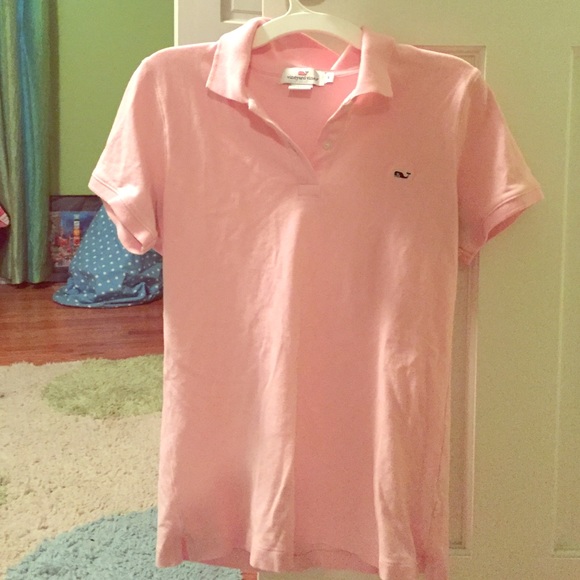 Vineyard Vines Pink Polo Shirt