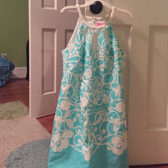 Lily Pulitzer blue and white dress size 6