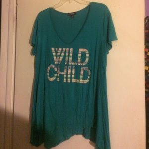 Asymmetrical Graphic Tee!