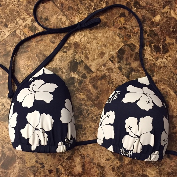 Hollister Floral Push Up Bikini Top