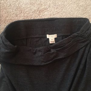 J Crew Charcoal Grey Maxi Skirt