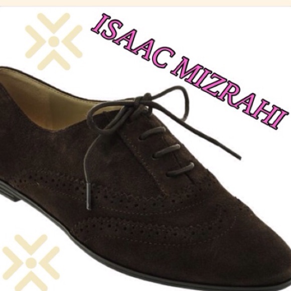 🍂New. Women's Isaac Mizrahi Brown Oxford!