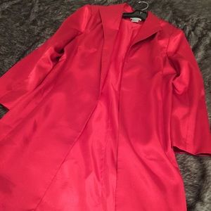 Long, jacket/blazer. Dress coat.