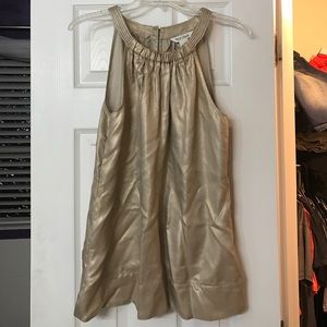 White House Black Market Gold Top