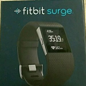 Small black Fit bit Surge