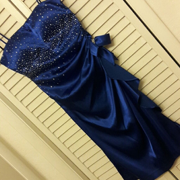 Royal blue dress