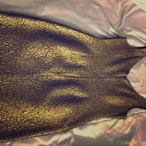 Stunning copper cocktail dress!