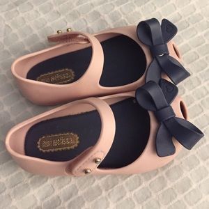 Mini Melissa toddler girl shoes - size 6