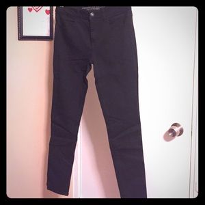 Hi-Rise black jegging super stretch