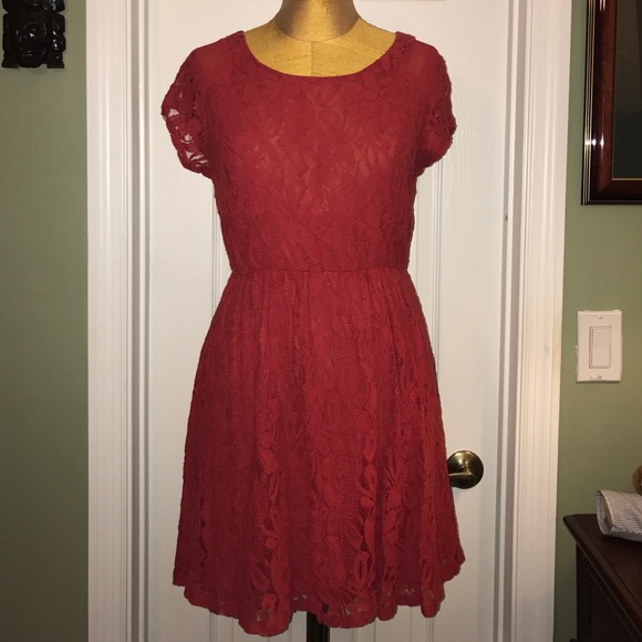 Red Lace Dress