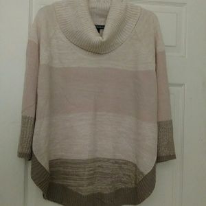 Pale Pink and Tan Sweater
