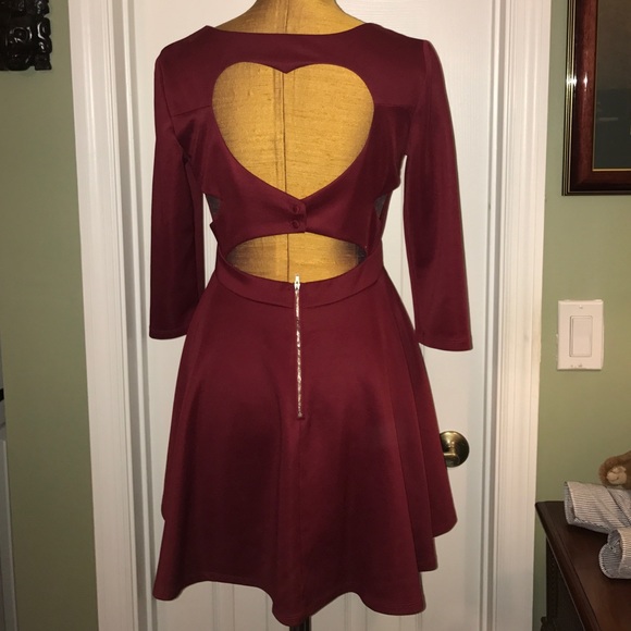 Red HEART dress