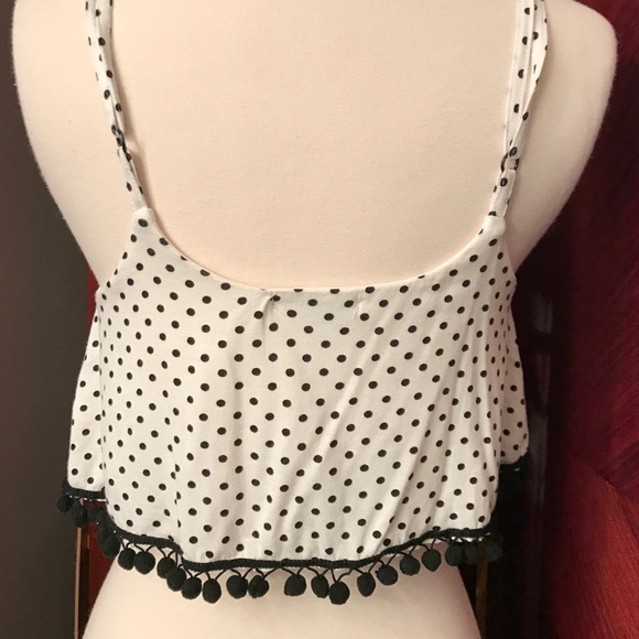Polka Dot Crop Top - Picture 5 of 6