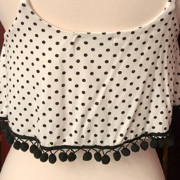 Polka Dot Crop Top - Picture 4 of 6