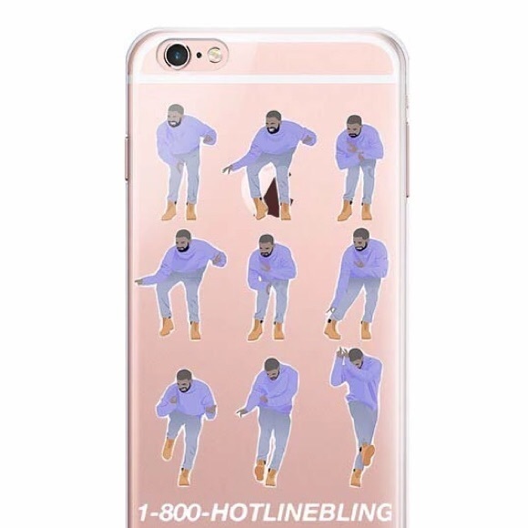 Accessories - 6 Plus Clear Hotline Bling iPhone Case