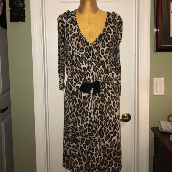 Zara leopard dress