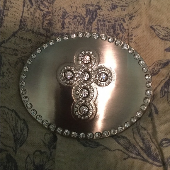 Bling Cross Belt Buckle